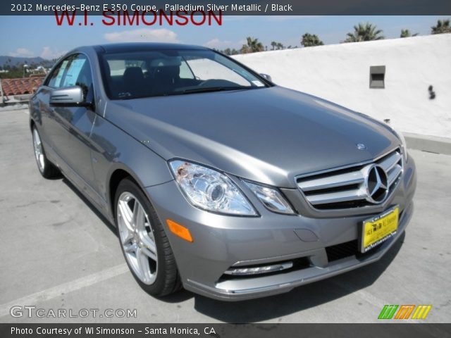 2012 Mercedes-Benz E 350 Coupe in Palladium Silver Metallic