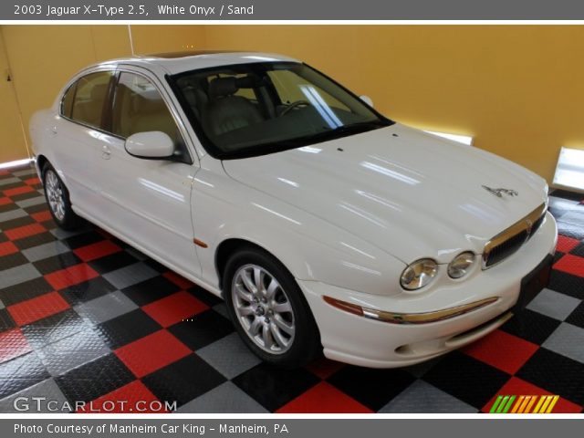 2003 Jaguar X-Type 2.5 in White Onyx