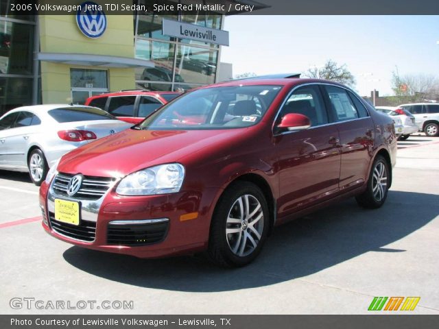 2006 Volkswagen Jetta TDI Sedan in Spice Red Metallic