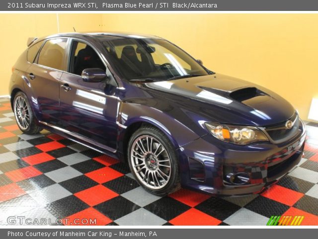 2011 Subaru Impreza WRX STi in Plasma Blue Pearl