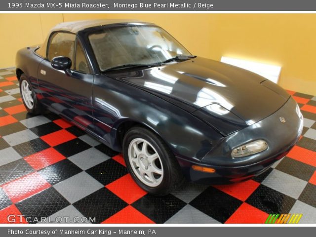 1995 Mazda MX-5 Miata Roadster in Montego Blue Pearl Metallic