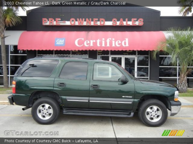 2003 Chevrolet Tahoe LS in Dark Green Metallic
