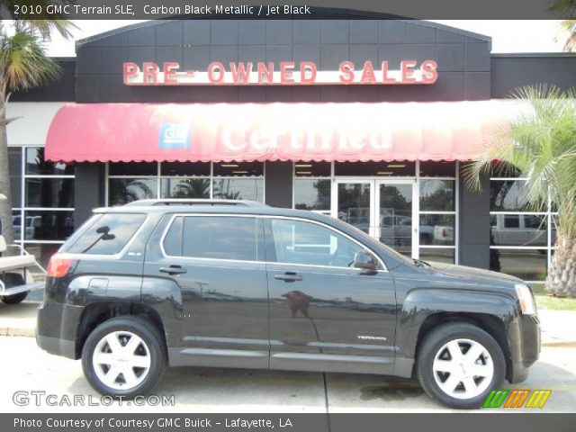2010 GMC Terrain SLE in Carbon Black Metallic