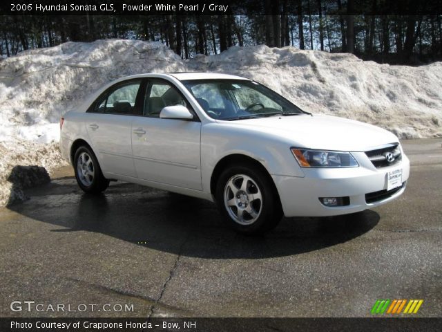 2006 Hyundai Sonata GLS in Powder White Pearl