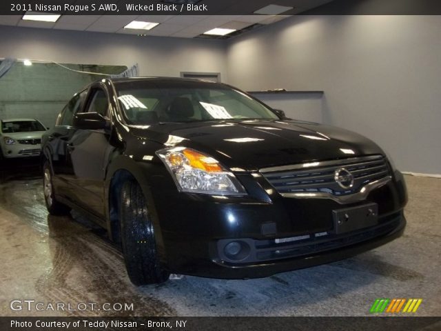 2011 Nissan Rogue S AWD in Wicked Black