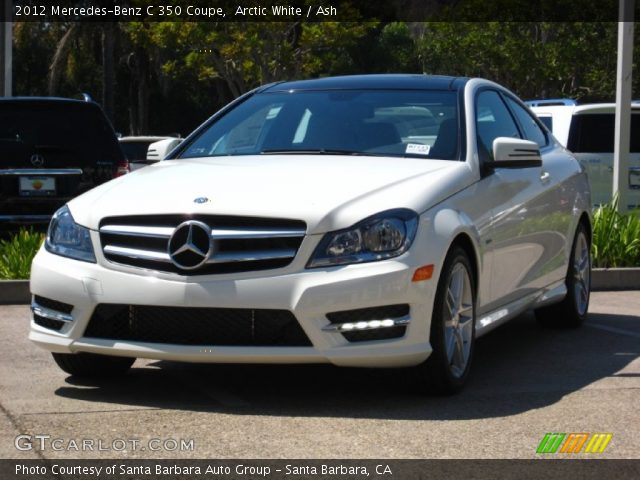 2012 Mercedes-Benz C 350 Coupe in Arctic White