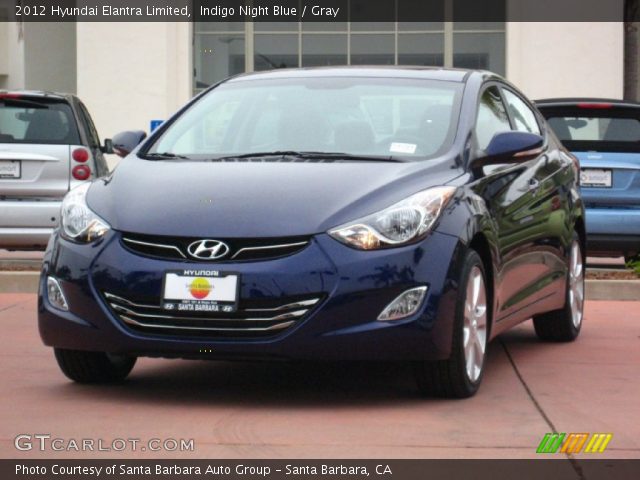 2012 Hyundai Elantra Limited in Indigo Night Blue