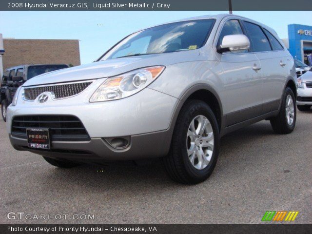 2008 Hyundai Veracruz GLS in Liquid Silver Metallic