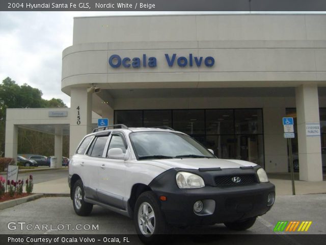 2004 Hyundai Santa Fe GLS in Nordic White