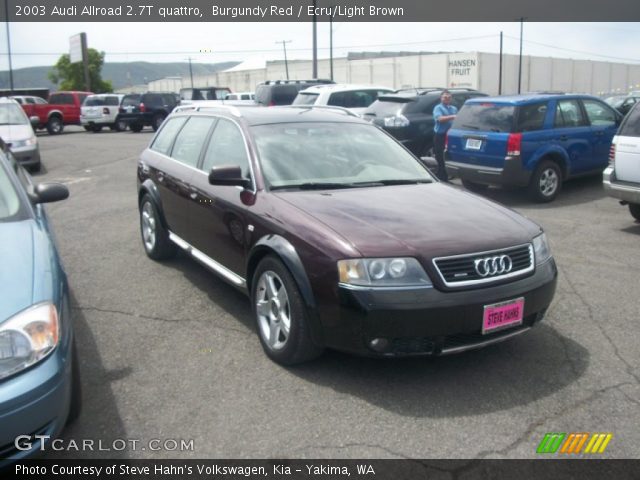 2003 Audi Allroad 2.7T quattro in Burgundy Red