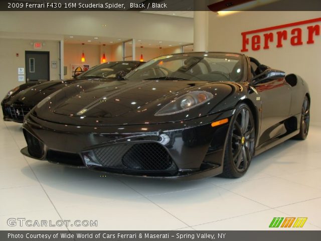 2009 Ferrari F430 16M Scuderia Spider in Black
