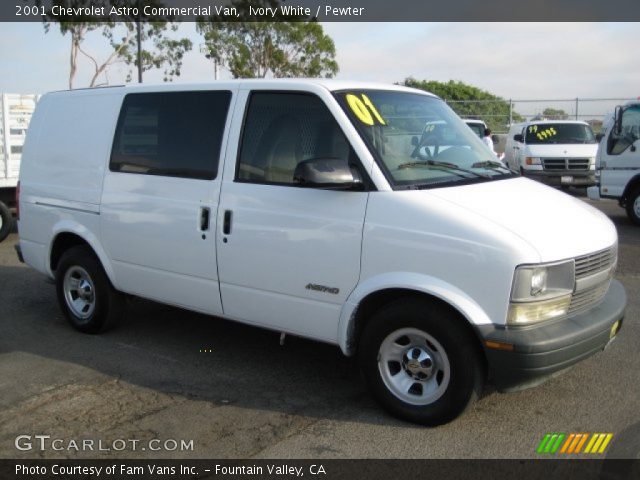 2001 Chevrolet Astro Commercial Van in Ivory White