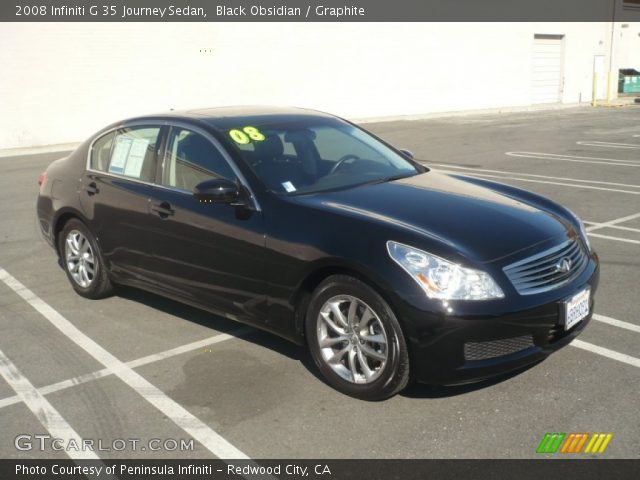2008 Infiniti G 35 Journey Sedan in Black Obsidian