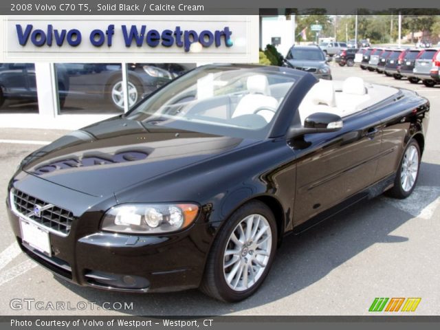 2008 Volvo C70 T5 in Solid Black