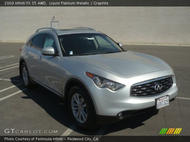 2009 Infiniti FX 35 AWD in Liquid Platinum Metallic