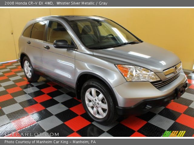 2008 Honda CR-V EX 4WD in Whistler Silver Metallic