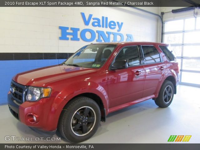 2010 Ford Escape XLT Sport Package 4WD in Sangria Red Metallic