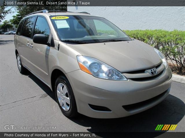 2006 Toyota Sienna LE in Desert Sand Mica