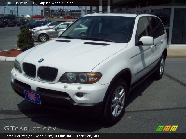 2004 BMW X5 3.0i in Alpine White