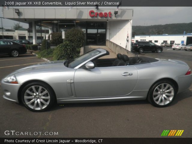 2008 Jaguar XK XK8 Convertible in Liquid Silver Metallic