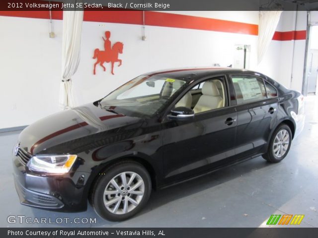 2012 Volkswagen Jetta SE Sedan in Black