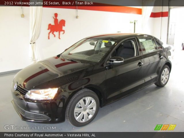 2012 Volkswagen Jetta SE Sedan in Black