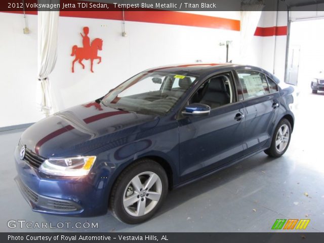 2012 Volkswagen Jetta TDI Sedan in Tempest Blue Metallic
