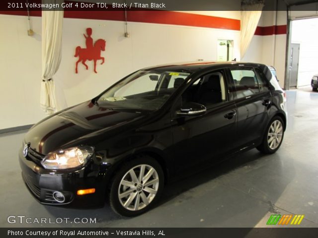 2011 Volkswagen Golf 4 Door TDI in Black