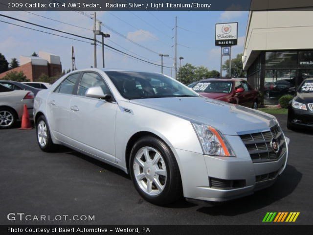 2009 Cadillac CTS 4 AWD Sedan in Radiant Silver