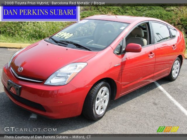 2008 Toyota Prius Hybrid in Barcelona Red Metallic