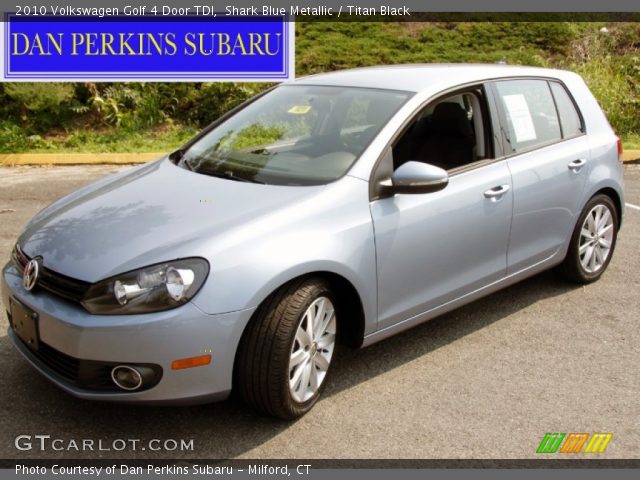 2010 Volkswagen Golf 4 Door TDI in Shark Blue Metallic