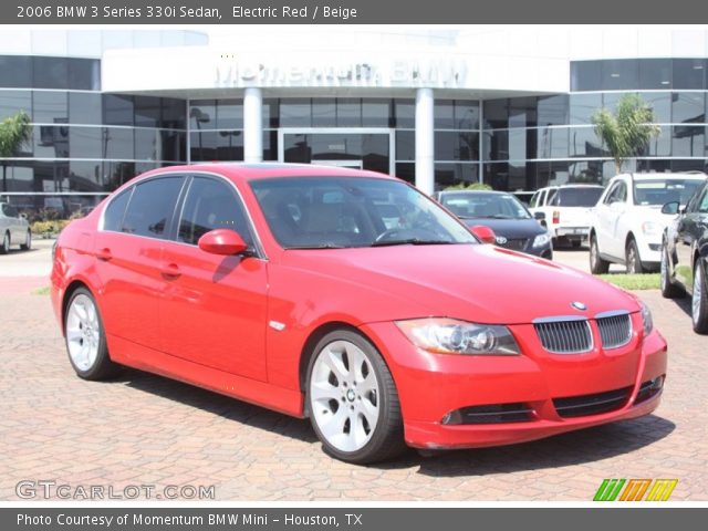2006 BMW 3 Series 330i Sedan in Electric Red
