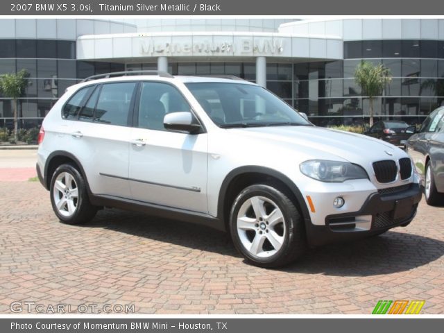 2007 BMW X5 3.0si in Titanium Silver Metallic