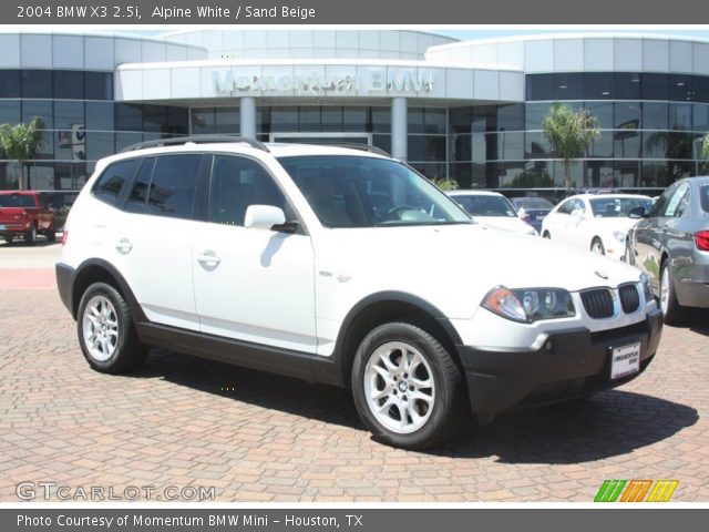 2004 BMW X3 2.5i in Alpine White