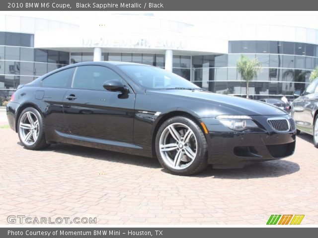 2010 BMW M6 Coupe in Black Sapphire Metallic