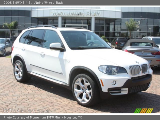 2008 BMW X5 4.8i in Alpine White