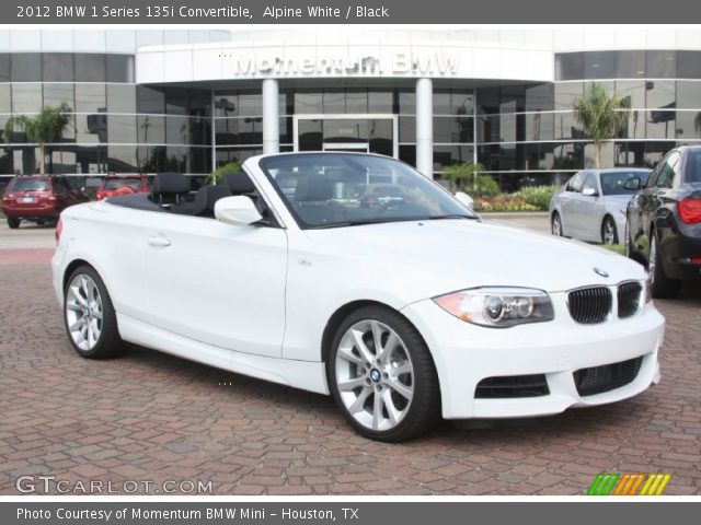 2012 BMW 1 Series 135i Convertible in Alpine White