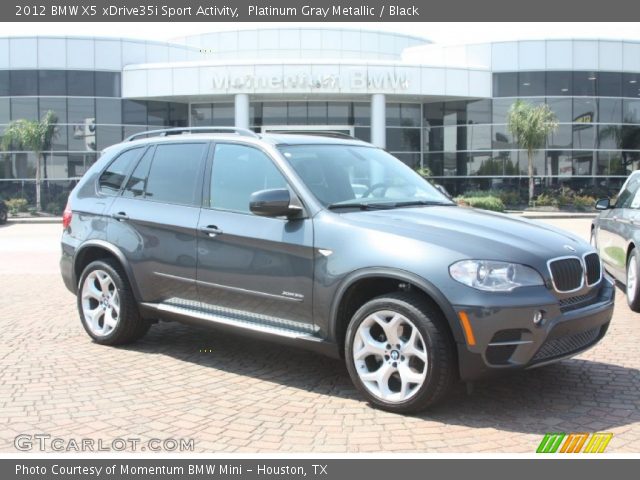 2012 BMW X5 xDrive35i Sport Activity in Platinum Gray Metallic