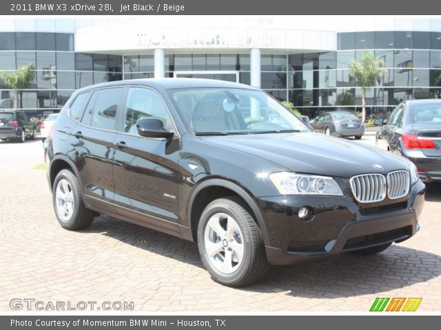 2011 BMW X3 xDrive 28i in Jet Black