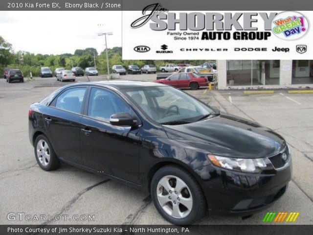 2010 Kia Forte EX in Ebony Black