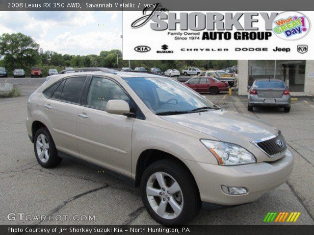 2008 Lexus RX 350 AWD in Savannah Metallic
