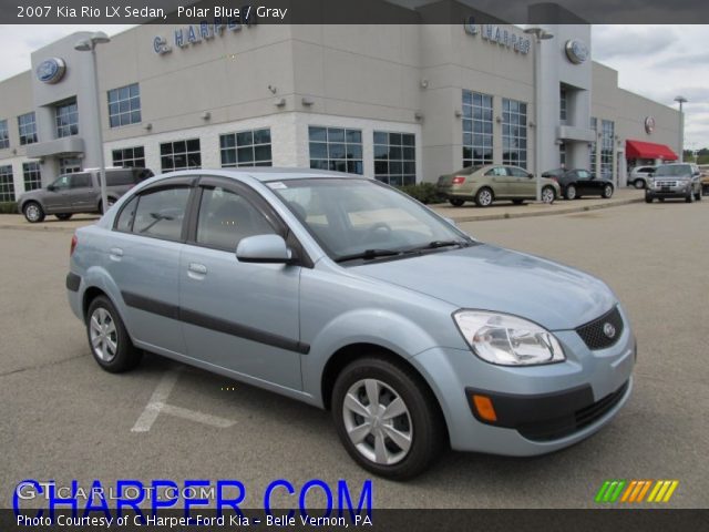 2007 Kia Rio LX Sedan in Polar Blue