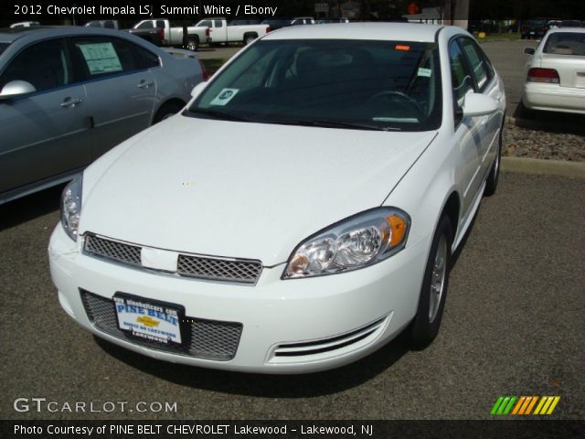 2012 Chevrolet Impala LS in Summit White