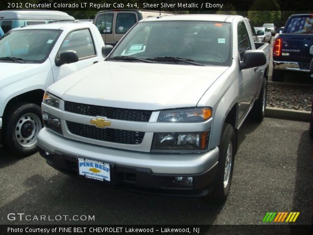 2012 Chevrolet Colorado LT Regular Cab 4x4 in Sheer Silver Metallic