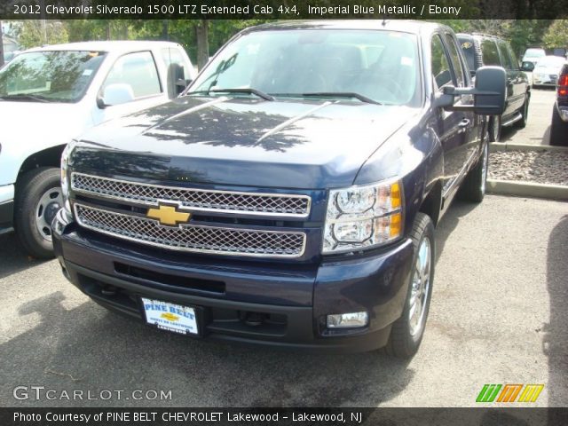 2012 Chevrolet Silverado 1500 LTZ Extended Cab 4x4 in Imperial Blue Metallic