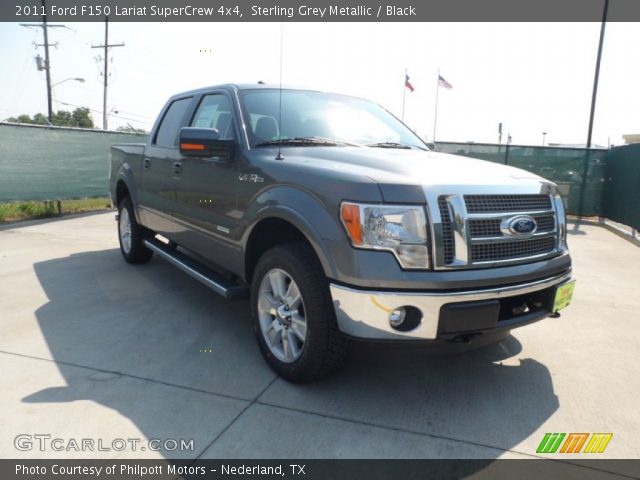 2011 Ford F150 Lariat SuperCrew 4x4 in Sterling Grey Metallic