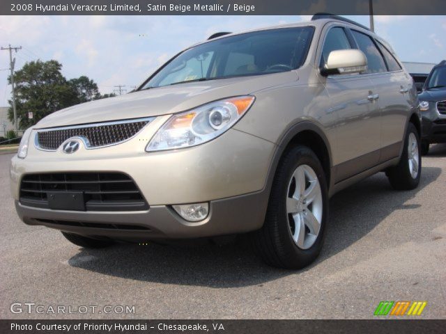 2008 Hyundai Veracruz Limited in Satin Beige Metallic