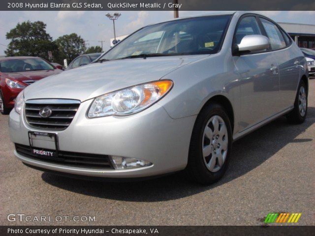 2008 Hyundai Elantra GLS Sedan in QuickSilver Metallic