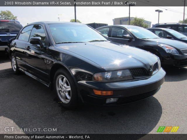 2003 Mitsubishi Diamante VR-X Sedan in Pendleton Black Pearl