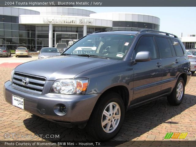 2004 Toyota Highlander V6 in Bluestone Metallic
